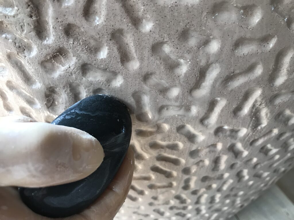 make ceramic surface pattern