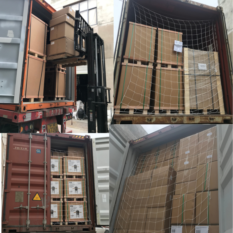 ceramic grill loading container